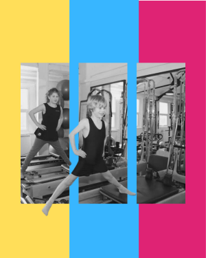 Pembe Modern Pilates Dikey Instagram Gönderisi (1)